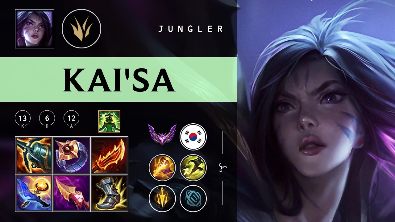 Kai'Sa Jungle vs Lee Sin - KR Master Patch 26.04