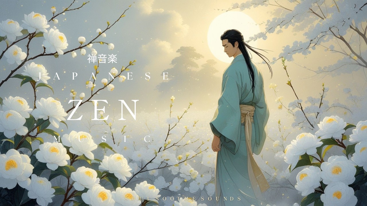 Japanese Zen Music – Soothing Japanese Sounds for Deep Relaxation, Mindful Calm & Gentle Tranquility
