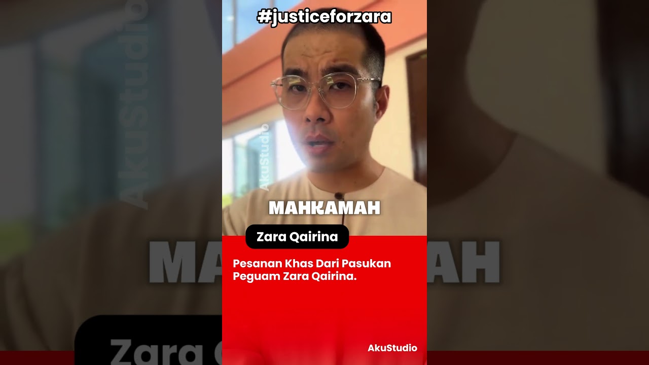 PESANAN PEGUAM ZARA QAIRINA  #justiceforzara #akustudio
