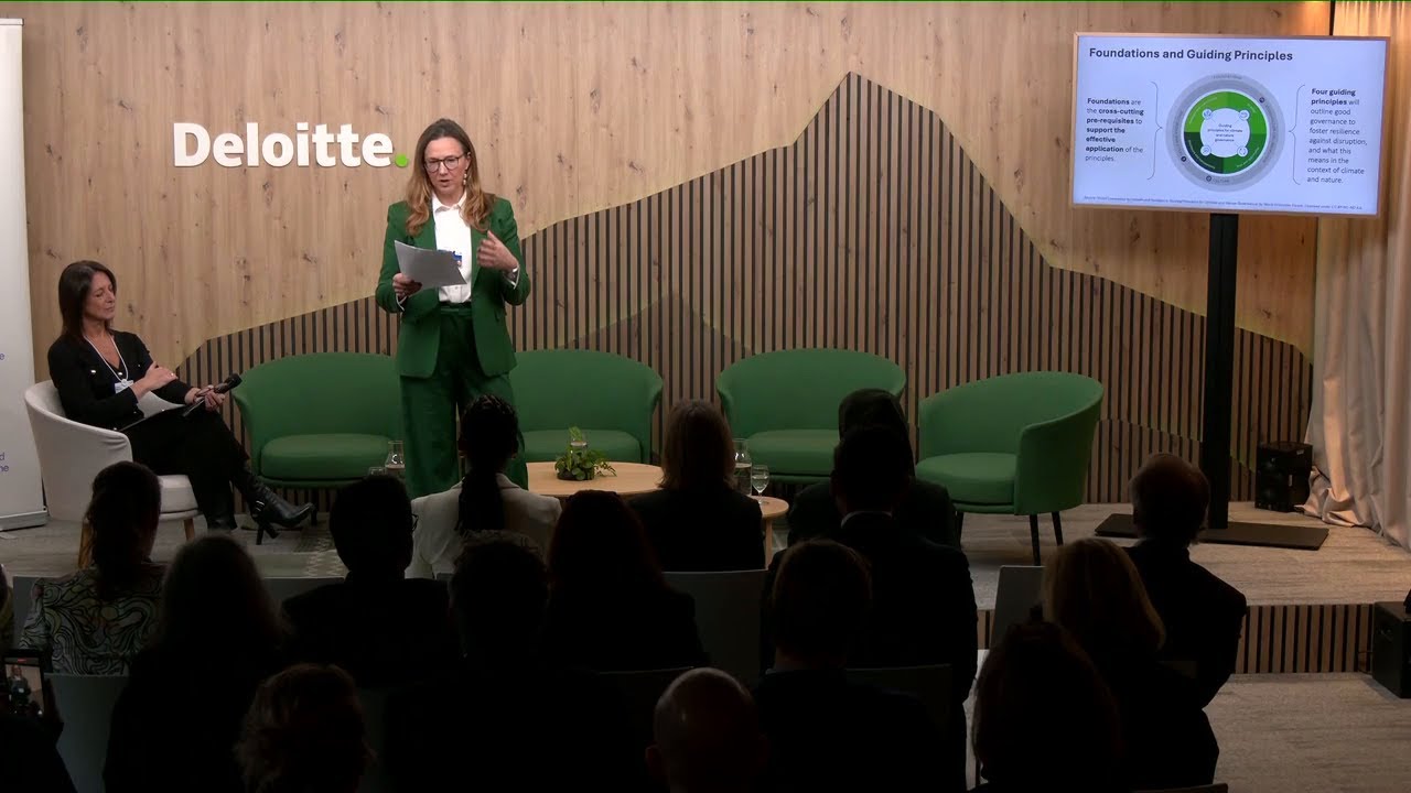 Global launch of the Guiding Principles for Climate and Nature Governance