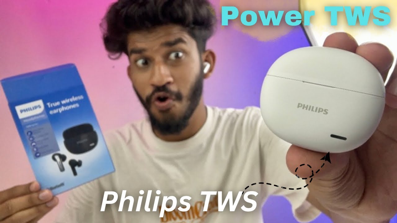 Распаковка и первый взгляд на беспроводные наушники-вкладыши PHILIPS Audio TAT1179WT/94 ⚡️ 😁