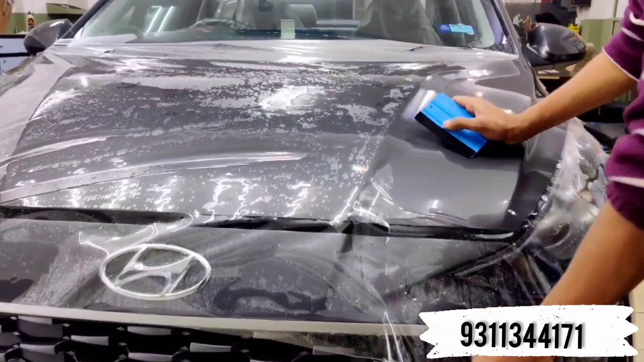 New Launched Hyundai ( AURA )🤩 || Paint Protection Film at Galaxy Car Care || Delhi