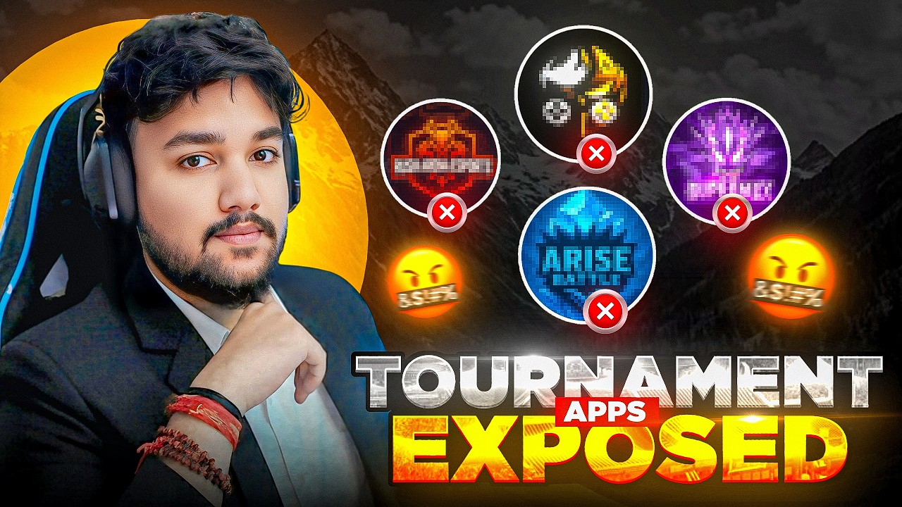 Tournaments Apps & Paid Scrims *70 LAKH* Scam EXPOSE !! 🤬🚫