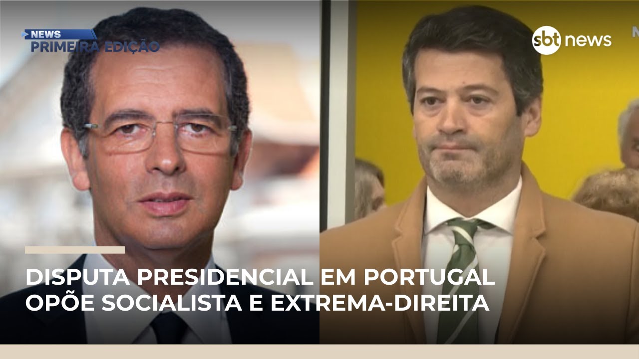 Disputa presidencial em Portugal op&otilde;e socialista e extrema-direita | #NewsPrimeiraEdi&ccedil;&atilde;o