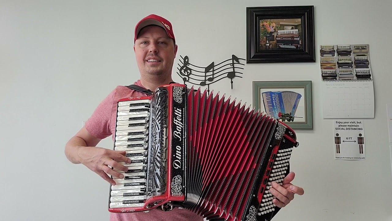 (SOLD!) - Dino Baffetti Studio II A (VIDEO #2) - Brand New, Compact - (Carnegie Accordion Company)