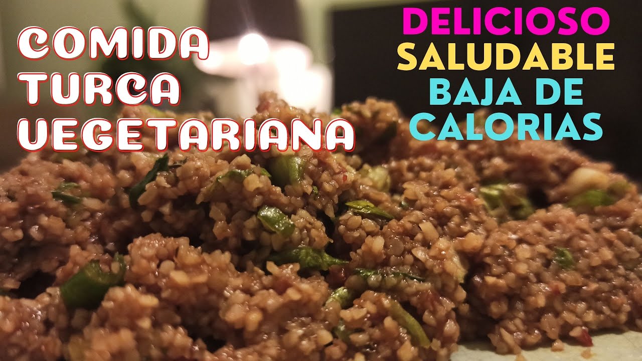 Receta de Comida Turca Vegetariana - Kısır (Tabule)