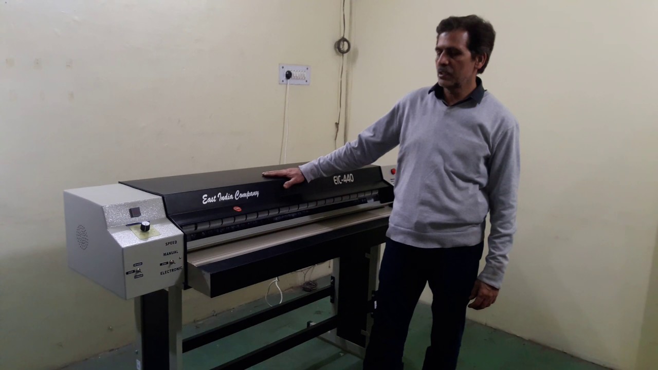 how to make Blueprint using ammonia printing machine of East india company