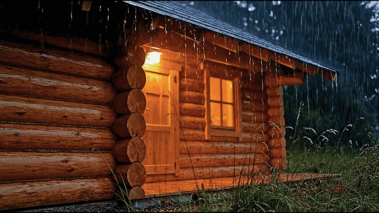 Fall Asleep With Gentle Rain Sounds | Soft Thunder & Rain Sounds for Deep Sleep & Calming Your Mind