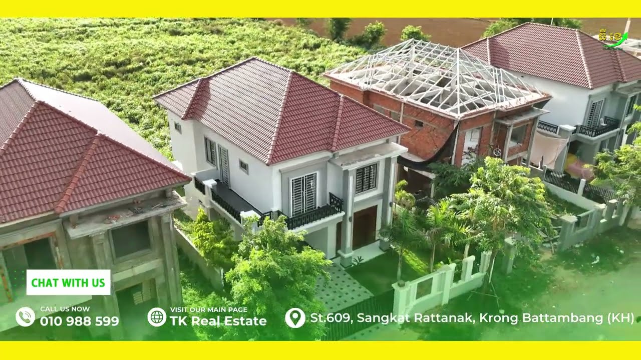 TK Premium Villa is in the best place to live greenery during progressing in 2024 | Battambang City