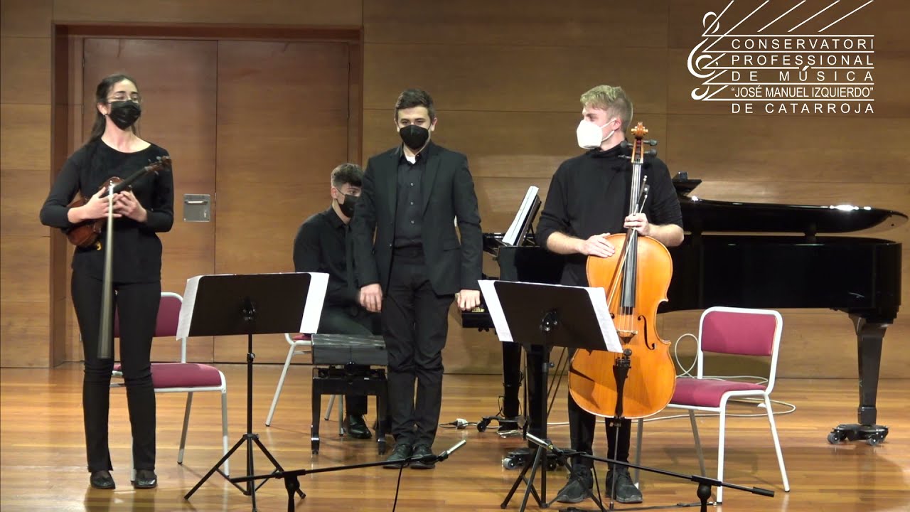 Brahms - Trio Op. 101 n&ordm; 3 (Cecilia Novella, Marc N&aacute;cher, Marc Ferrando)