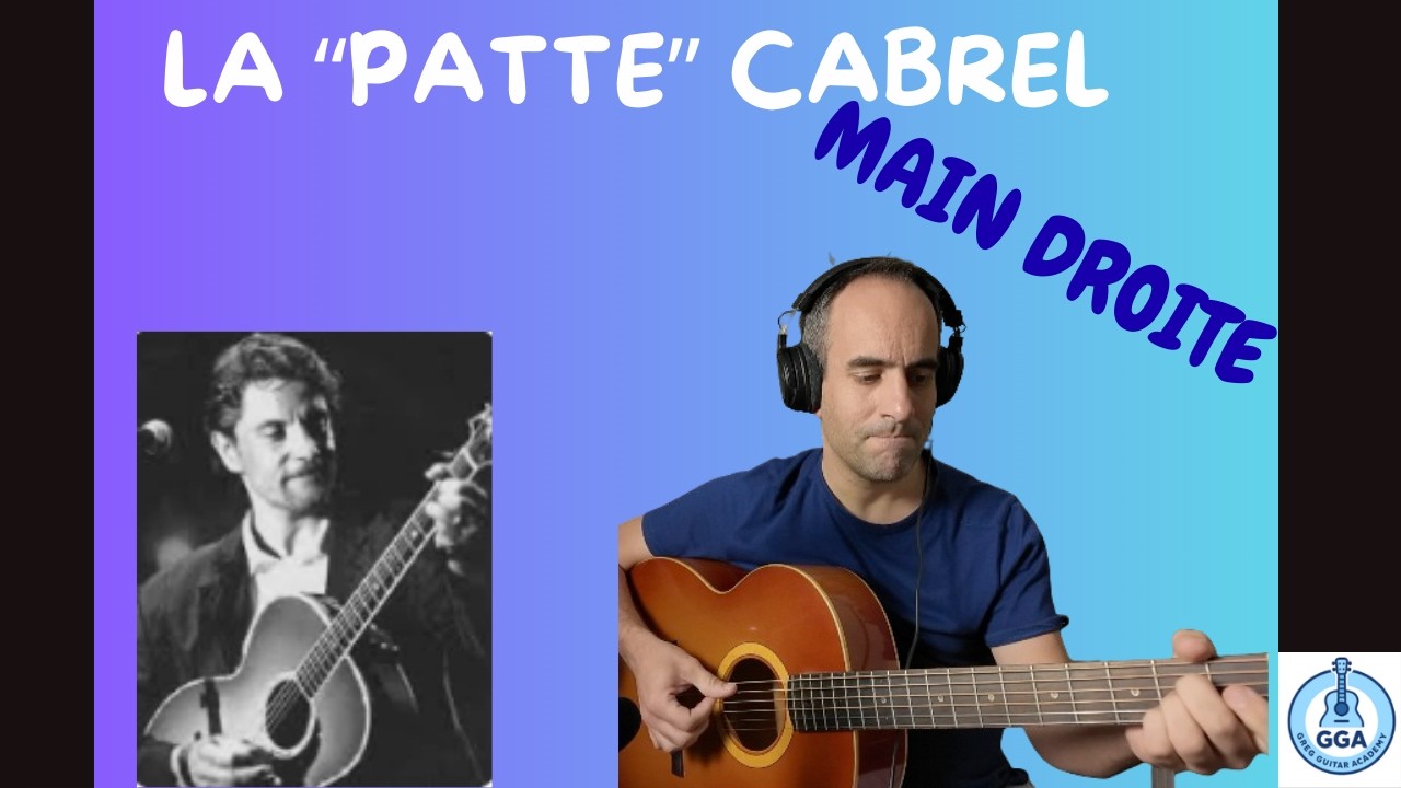 Tuto guitare Cabrel - les astuces du jeu main droite de Cabrel (ex : Octobre)