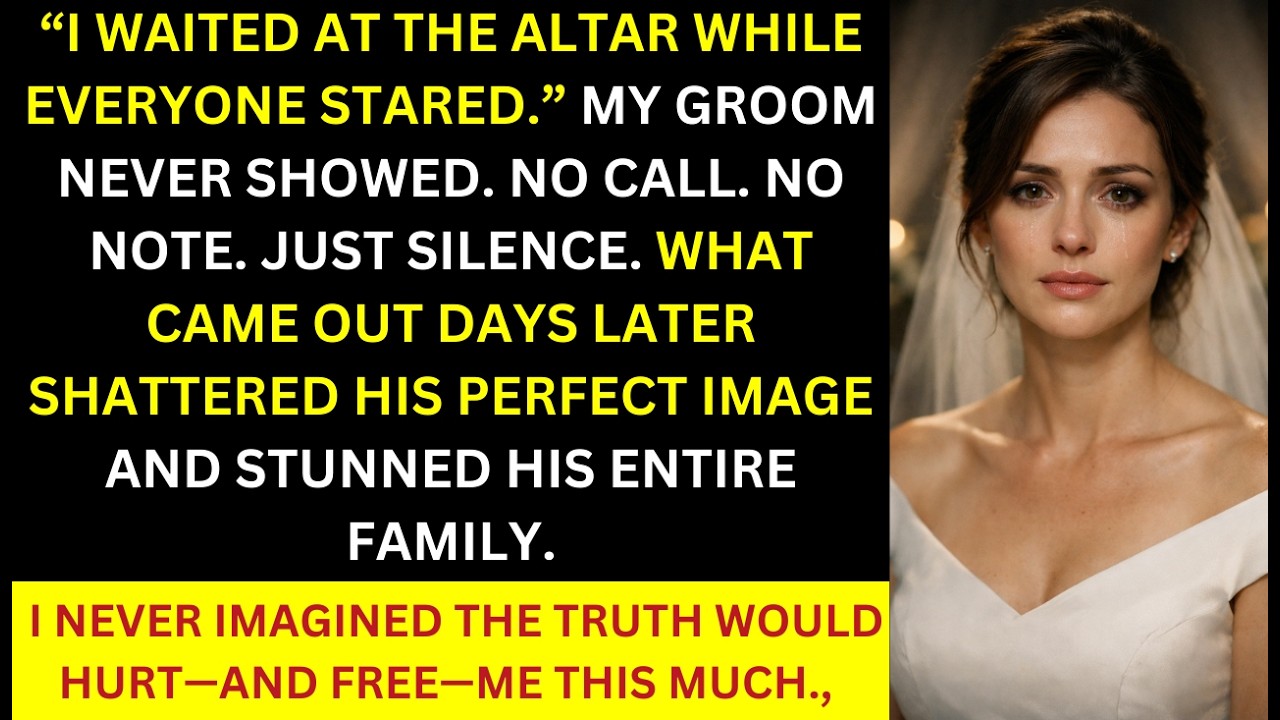 My Groom Left Me Standing at the Altar — The Truth That Came Out After Stunned His Family