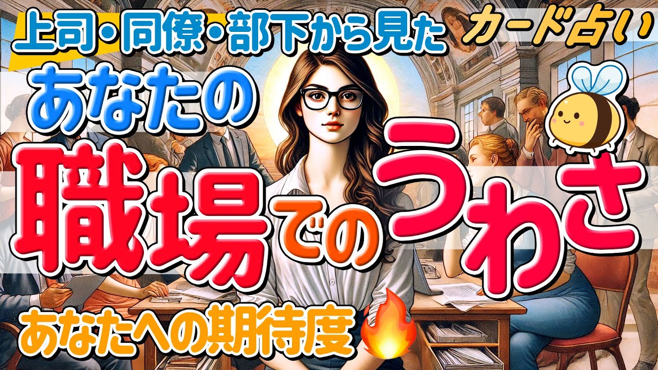 【上司・同僚・部下からの評判🍀】あなたの職場でのうわさ。職場での噂・評判・評価、仕事ぶり、期待していることなど、かな〜り深堀りました。あなたがいなくなると困る⁉️。タロット占い。カード占い。