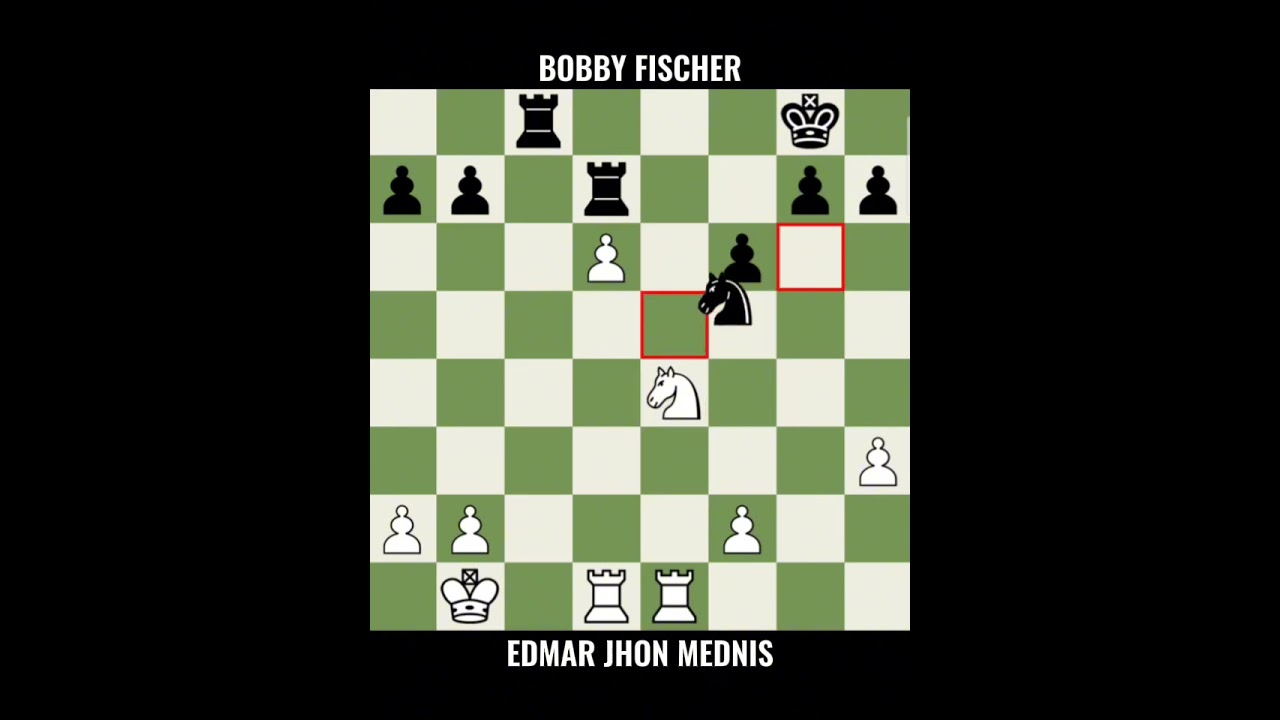 Edmar Jhon Mednis vs Bobby Fischer ◉ USA Championship Tournament - New York 1963