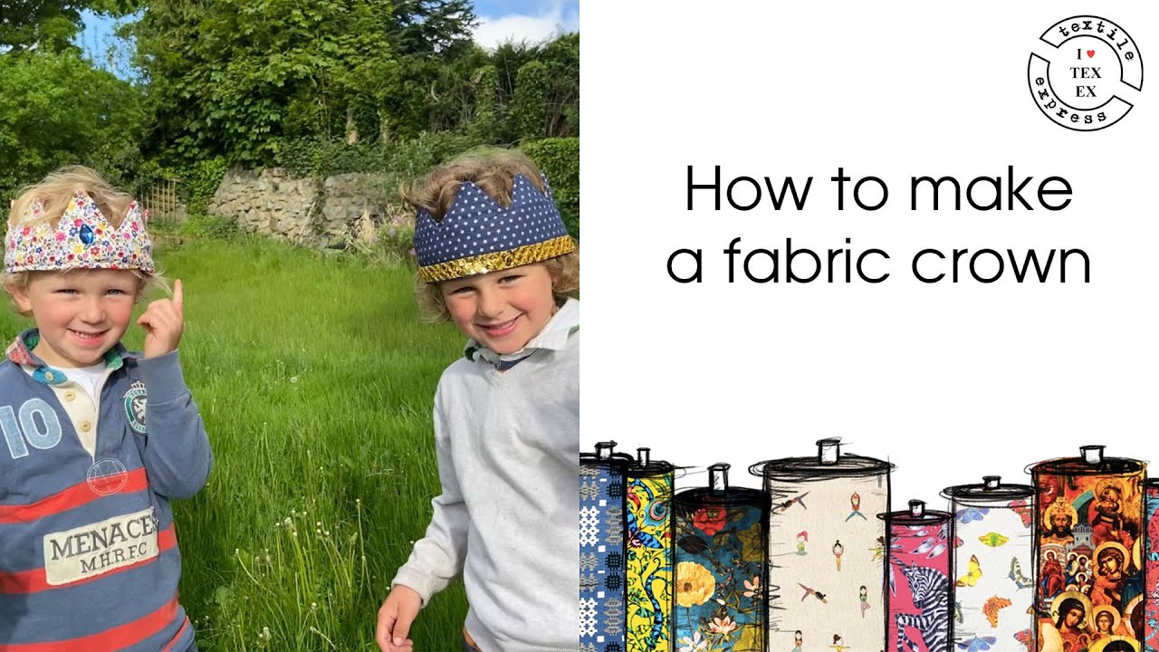 How to make a fabric crown