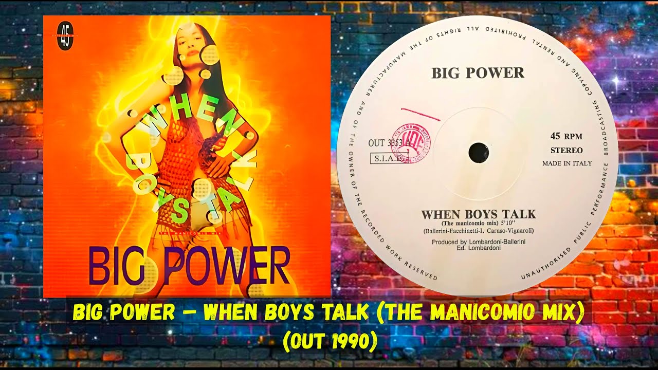 Big Power – When Boys Talk (The Manicomio Mix) (1990)