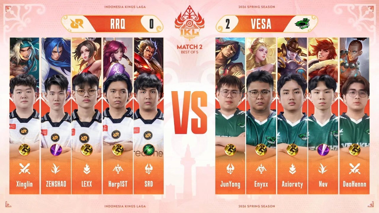 [IKL Spring 2026] RRQ vs Vesakha | Game 3 | Group Stage | Week 2 Day 1
