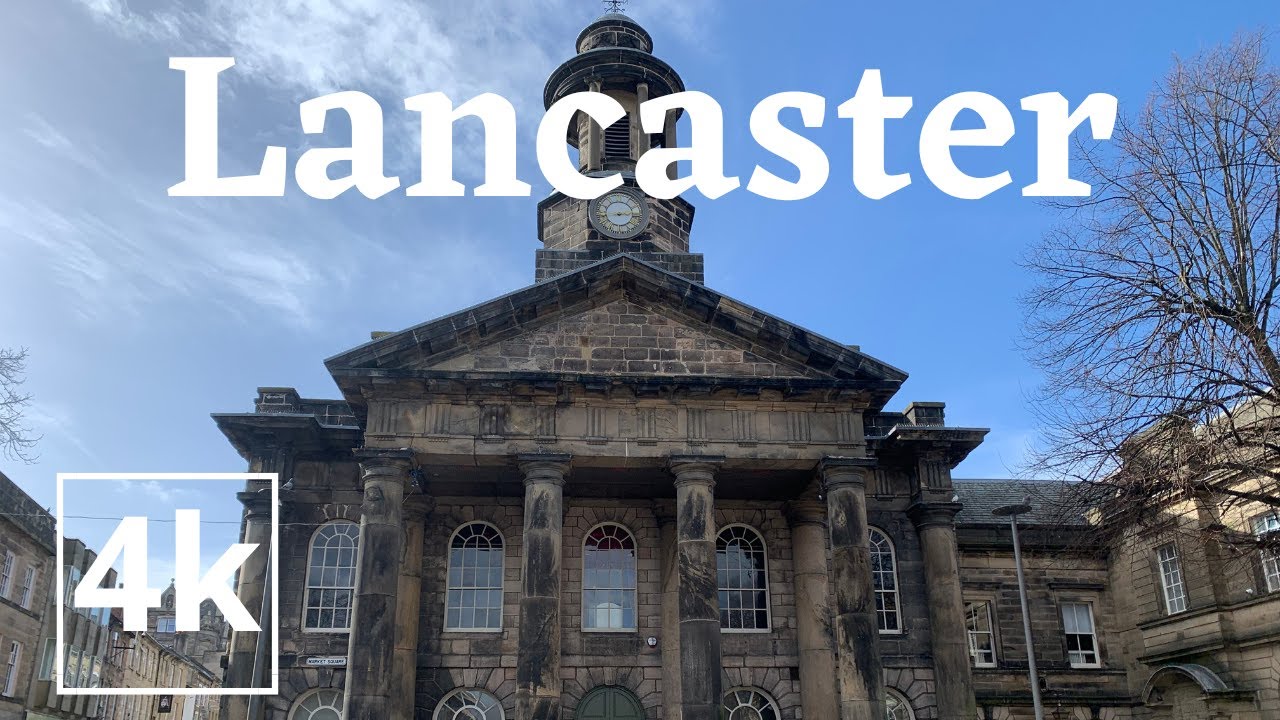 walking around, Lancaster Lancashire  4k