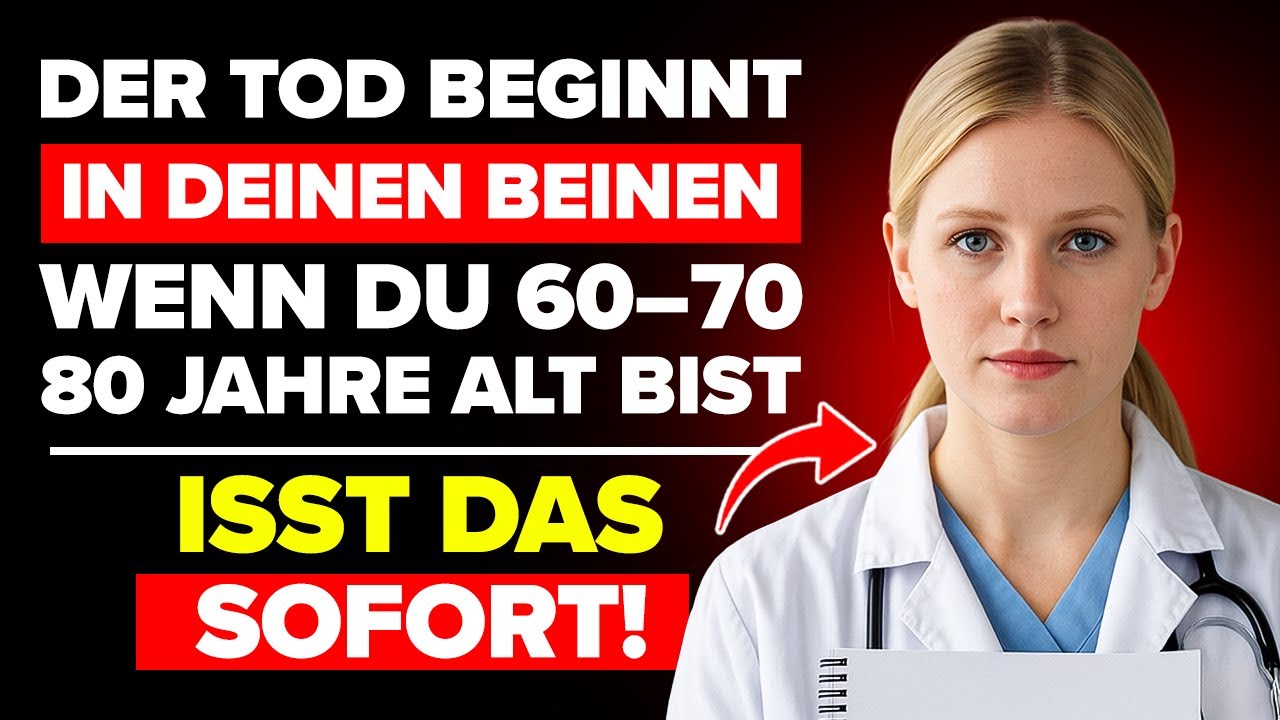 ⚠️ Ihre Beine werden zuerst schwach! Diese 6 Lebensmittel stärken sie wieder