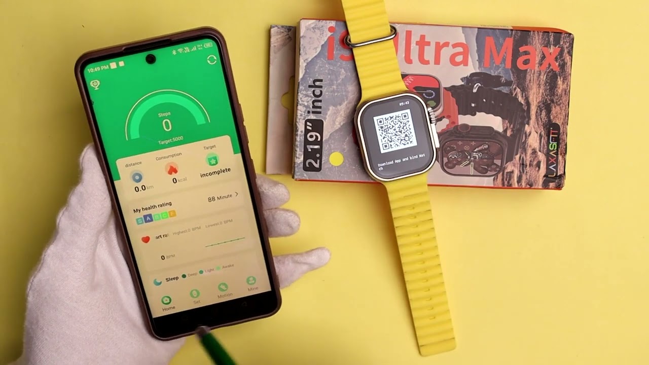 i9 Ultra Max Smart Watch Connect To Phone