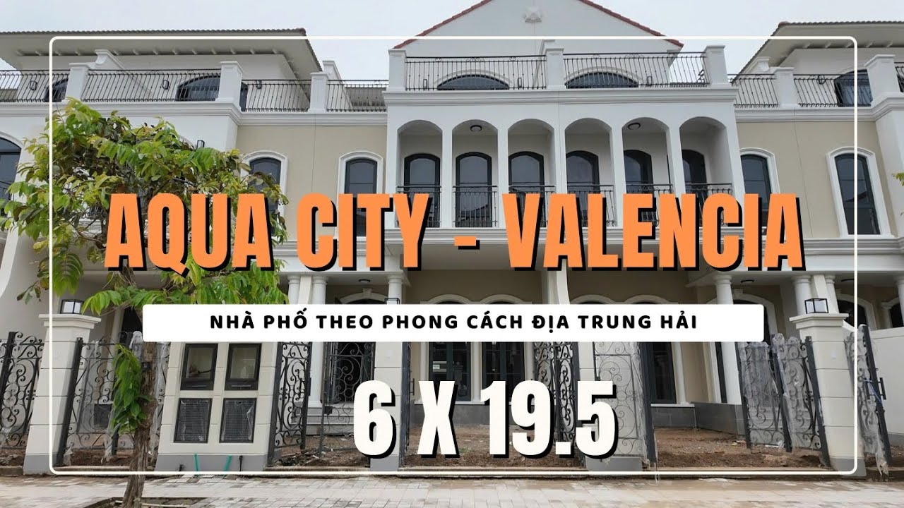 Quá Đẹp nhà phố 6x19.5 tại Aqua City - khu River Park 2 (Valencia) giá tốt cho khách đầu tư 