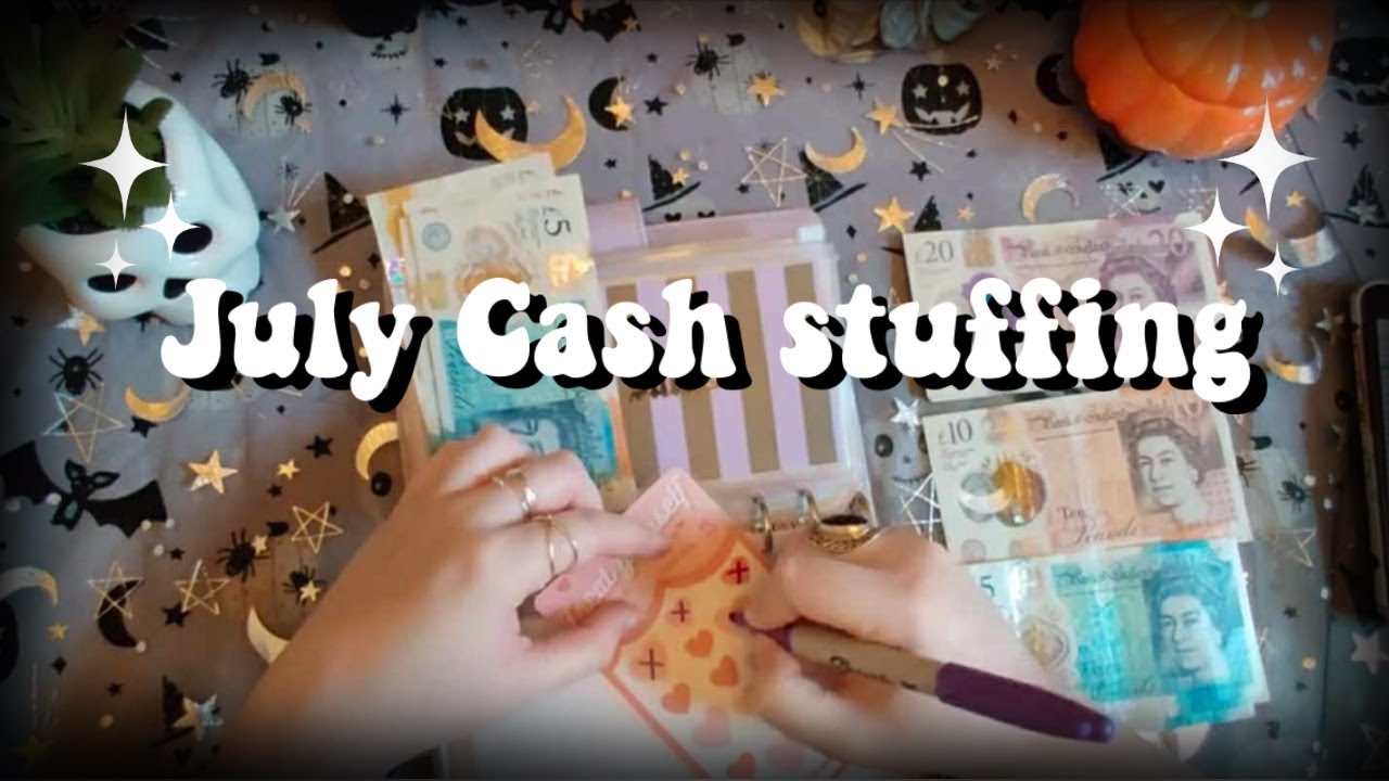 July cash stuffing / Stuffing £300 & Side Hustle Money