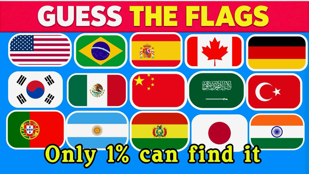 Guess The Flag Quiz🚩🚩| 70 Countries Flag Quiz✅