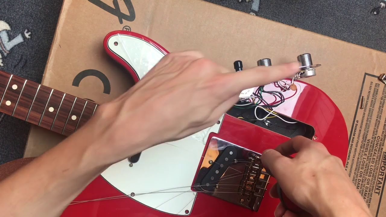 Changement de micros sur une guitare électrique ( Fender Telecaster)