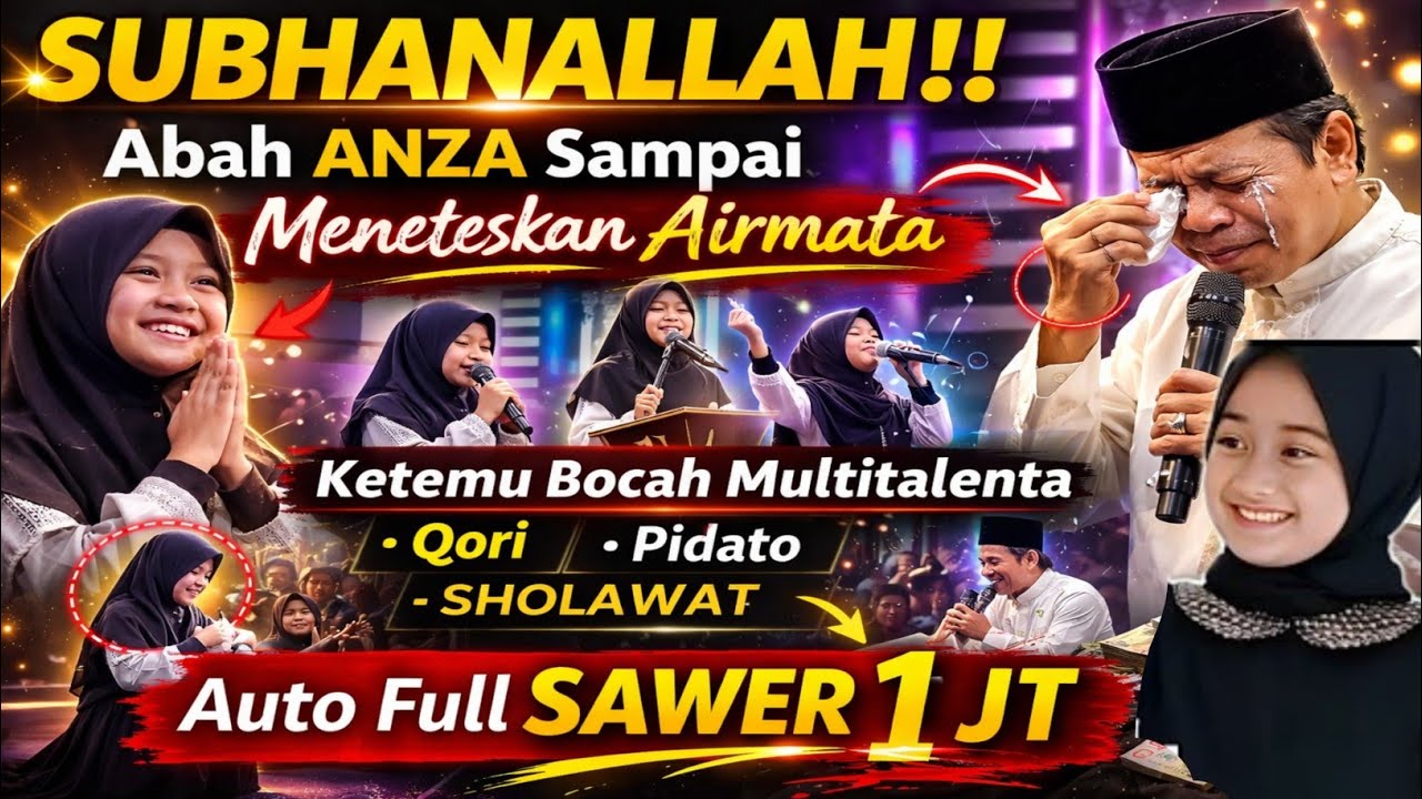 SUBHANALLAH ‼️Abah ANZA Meneteskan Air Mata 😭 Ketemu Bocah Multitalenta |  Bikin Merinding!