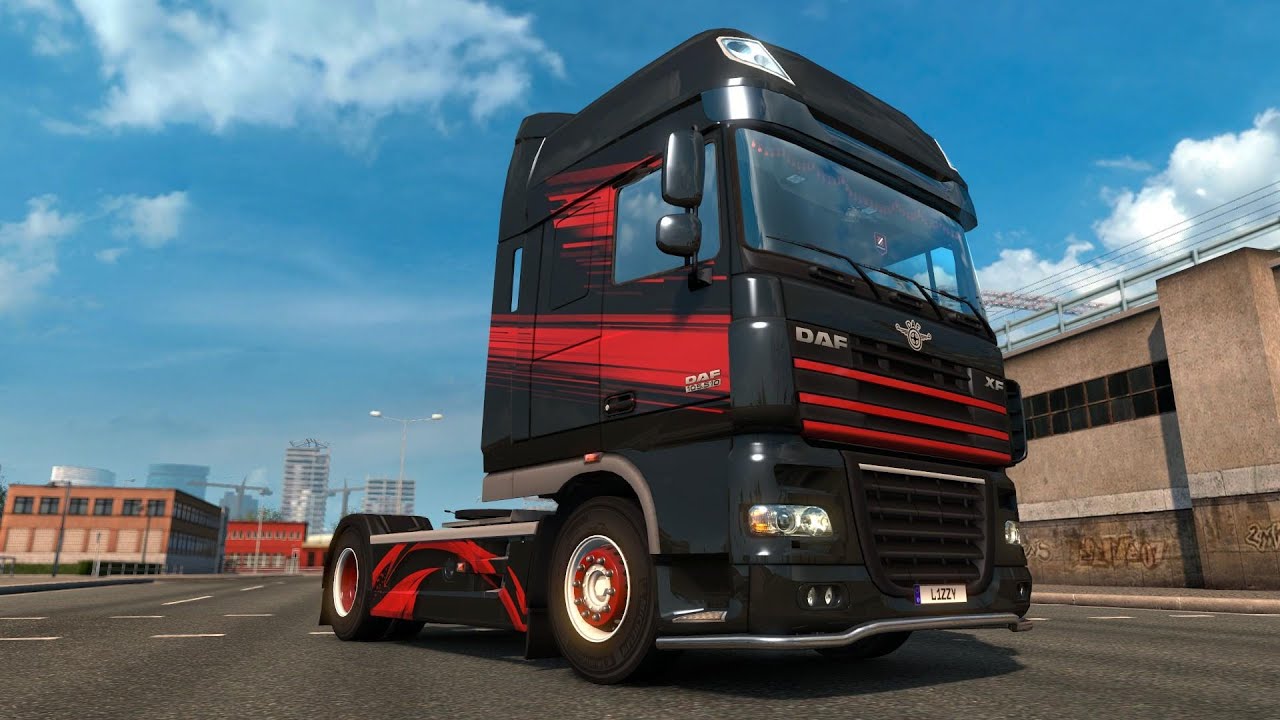 Euro Truck Simulator 2/Daf XF105/open pipe