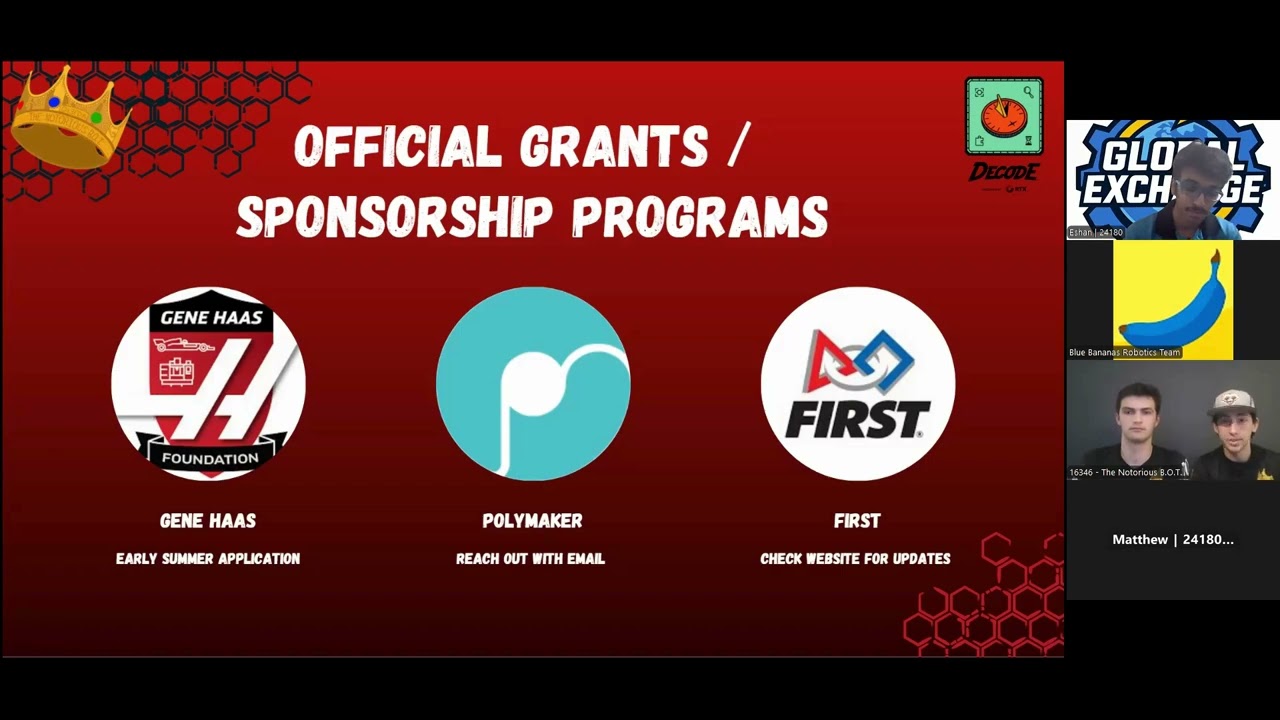 Global Exchange Ep 1 - Sponsorships & Funding by 16346 The Notorious B.O.T.