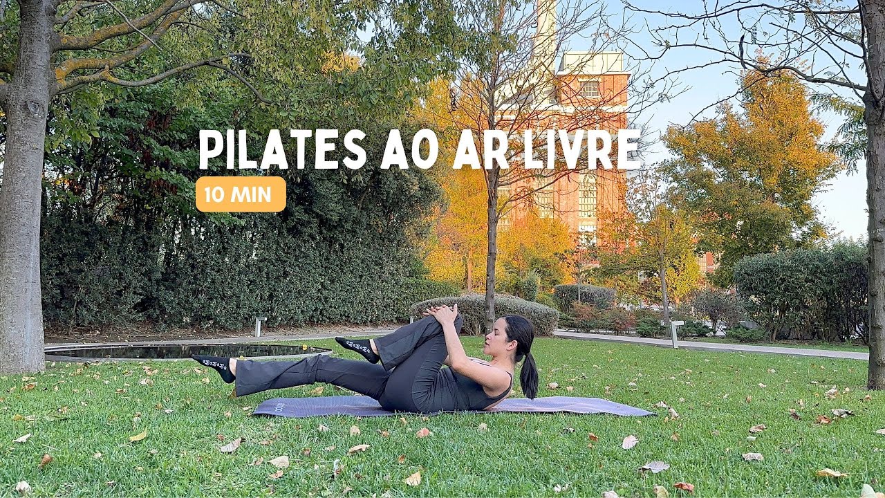 10MIN Pilates no Solo | Sem Equipamentos | Ao Ar Livre