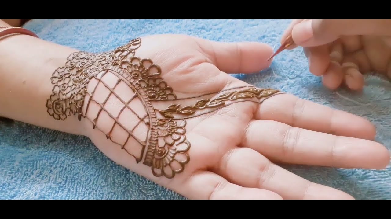 Bakrid special Palm easy and quick mehndi design ❤️ #mehndiart #bakraeidspecial #bakrid2023 #viral