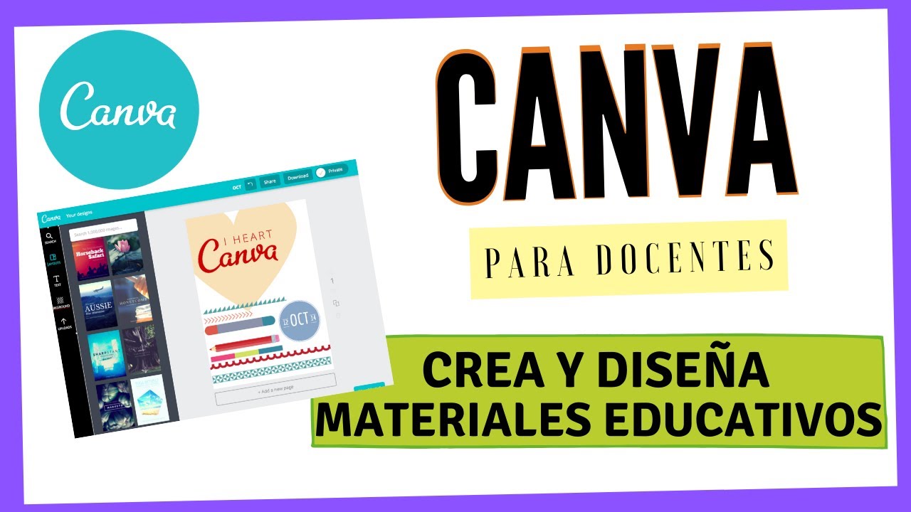 Tutorial CANVA para DOCENTES completo [2021 🆕] (Parte 1)
