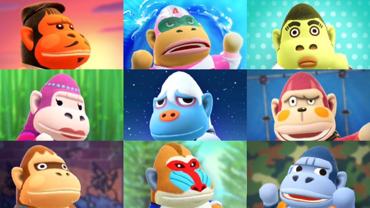 All 9 Gorilla Villager House Interiors in Animal Crossing New Horizons