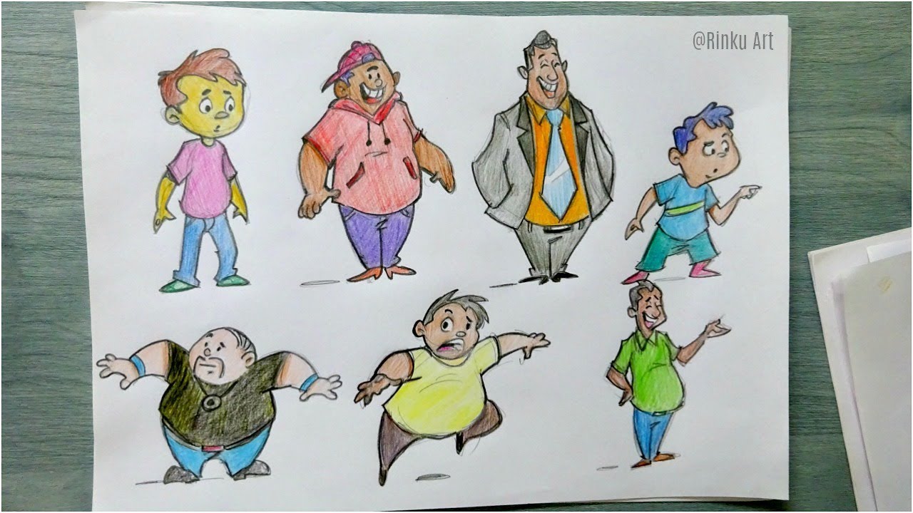 How to draw your own cartoon character | tips and tricks | Part 1