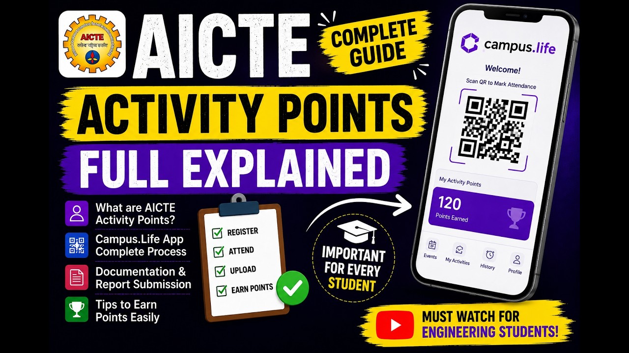 Engineering Students Complete Guide to AICTE Activity Points & Campus.Life App