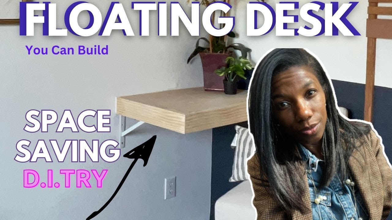 Floating Desk DIY | Maximize Space with This Easy Build | Small Space Desk Solution