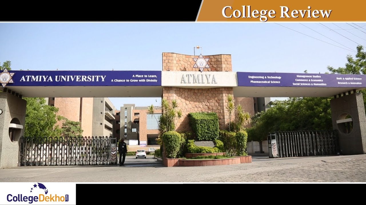 Atmiya University,(AU)  Rajkot (2018) - www.collegedekho.com