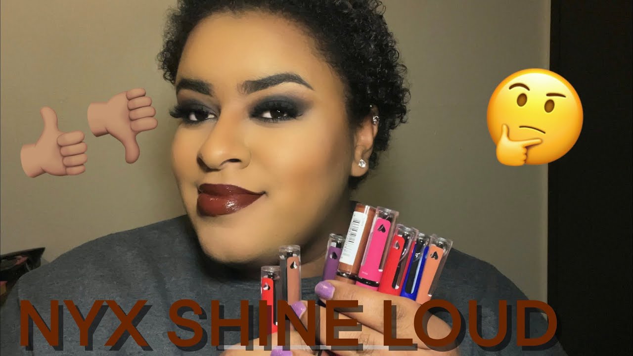 NYX SHINE LOUD PRO PIGMENT LIP SHINE REVIEW + TRY-ON | WORTH THE MONEY?