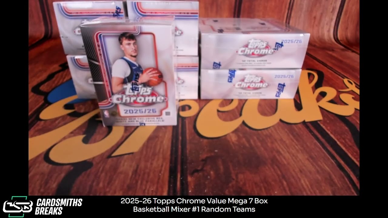 2025 26 Topps Chrome Value Mega 7 Box Basketball Mixer #1