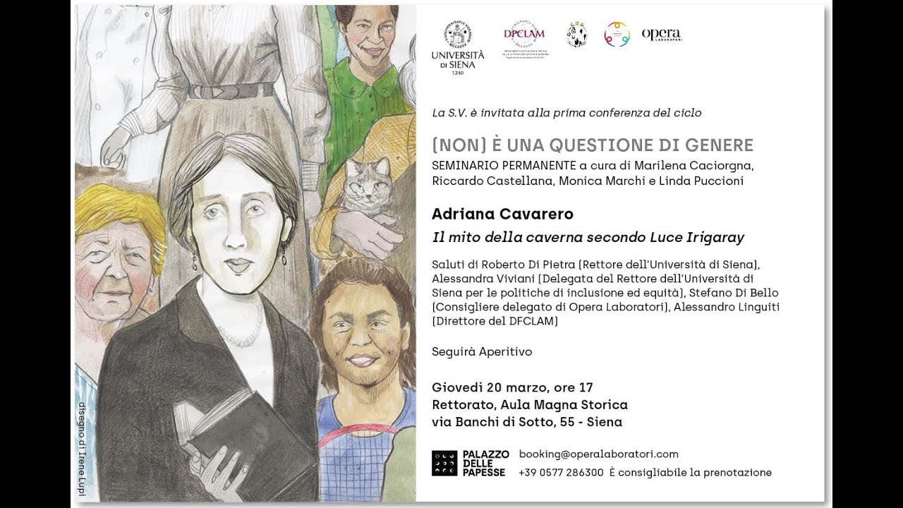 Palazzo delle Papesse | [NON] E' UNA QUESTIONE DI GENERE | Giovedì 20 marzo 2025