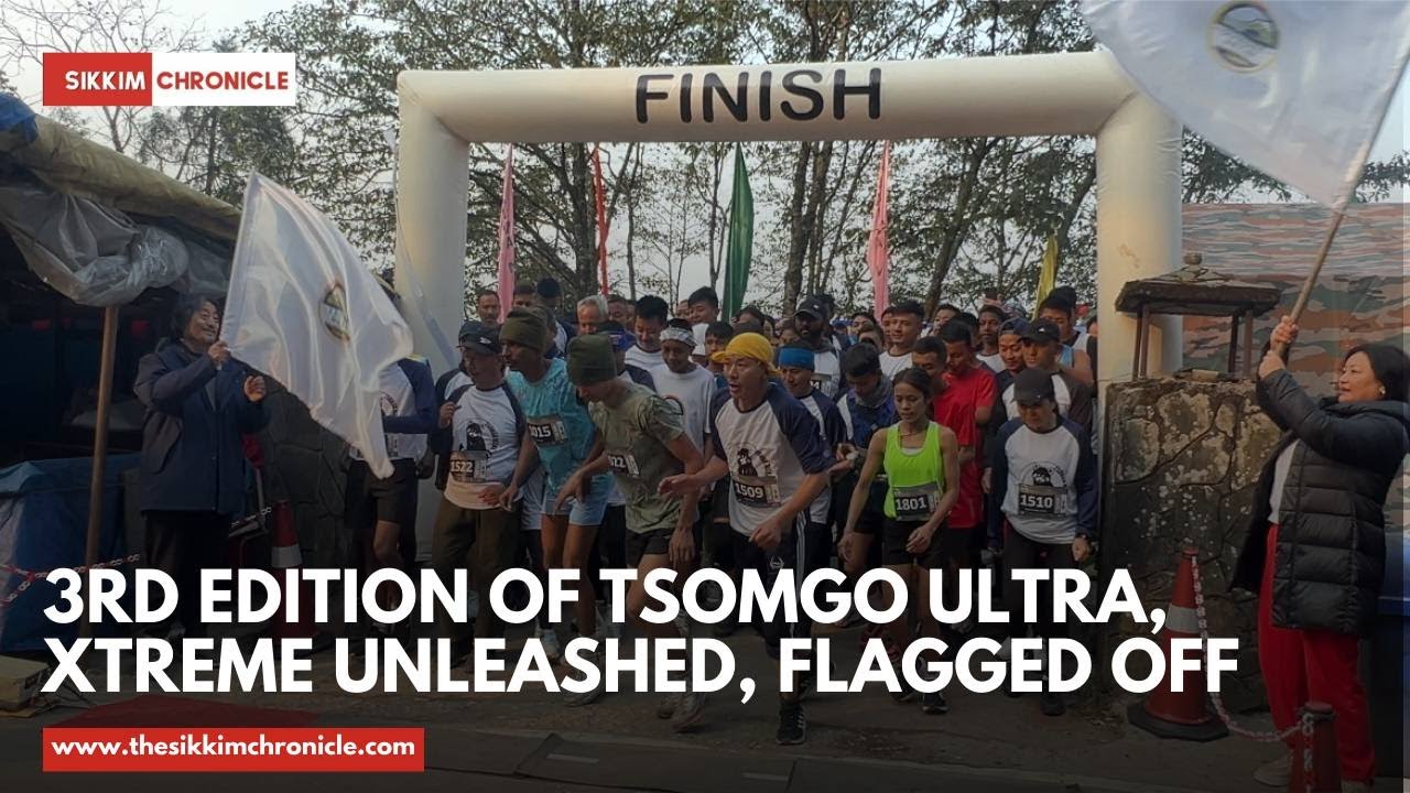 3rd Edition of Tsomgo Ultra, Xtreme Unleashed, flagged off from Ganeshtok for 10k, 36k, and 72k.
