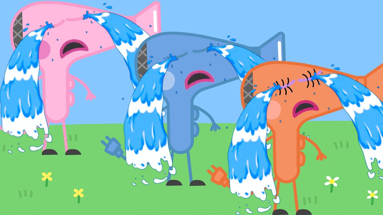 Crying Chinese Blow Dryer Peppa Family