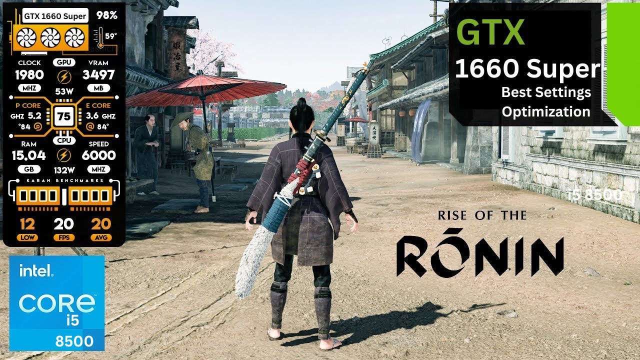 Rise of the Ronin - GTX 1660 Super - Benchmark Test | Low to Ultra