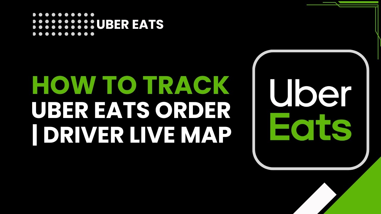 Как отследить заказ Uber Eats, карта с водителем в режиме реального времени