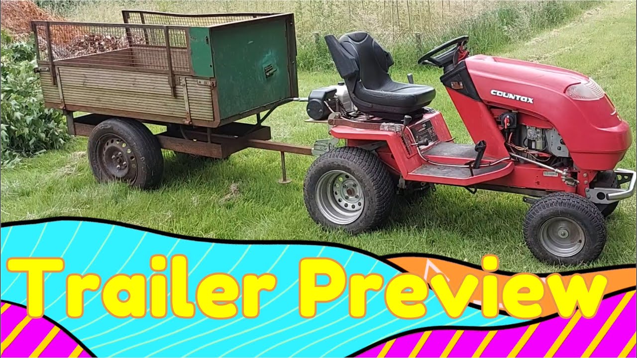Garden Tractor Trailer prevue / Trator de Jardim Reboque prevue