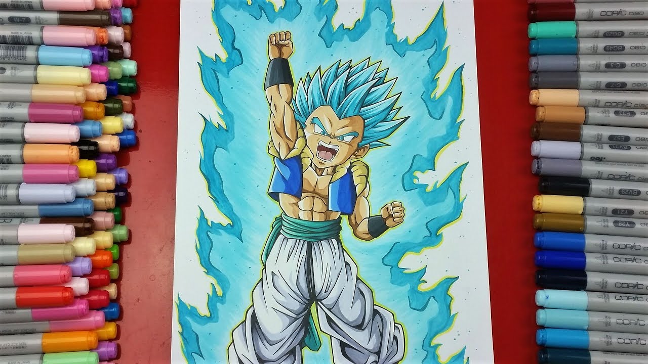 Drawing Gotenks SSjBlue | Battle vs Razem Art | TolgArt