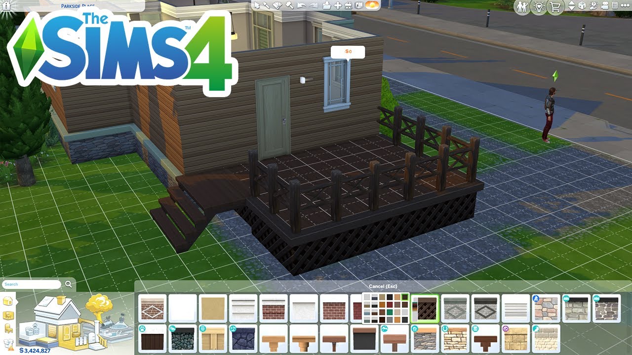 How To Build A Deck - The Sims 4