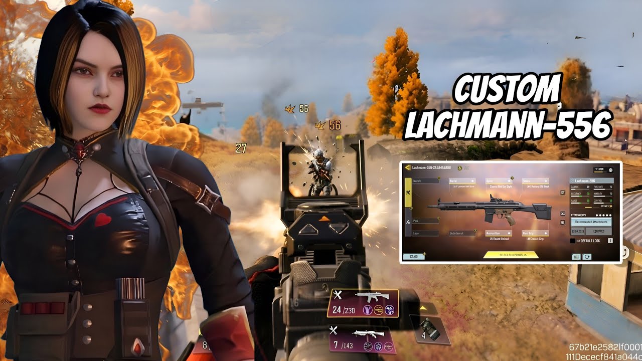 Lachmann-556 OP Gunsmith 28 Kills! Solo vs Squad COD Mobile Gameplay | Poco X6 Pro